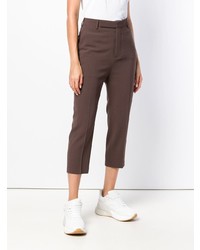 Rick Owens Cropped Slim Trousers
