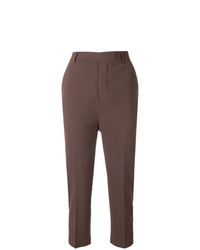 Rick Owens Cropped Slim Trousers