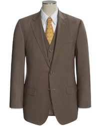 Brown Three Piece Suit