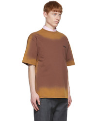 Ader Error Brown Border T Shirt