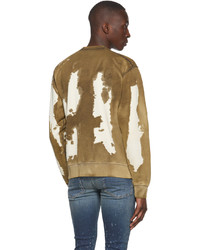 DSQUARED2 Brown Cotton Sweatshirt