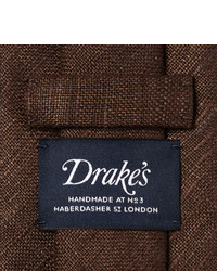 Drakes Drakes Slub Silk Tie