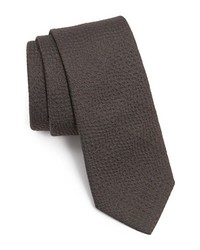 Lanvin Woven Tie Brown One Size