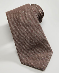 Armani Collezioni Solid Horizontal Stripe Tie