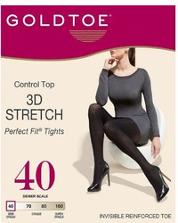 Gold Toe Goldtoe Control Top 3d Stretch Perfect Fit Tights
