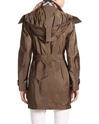 Burberry Brit Balmoral Hooded Trenchcoat