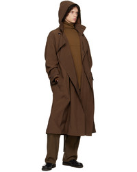 Lemaire Brown Light Trench Coat