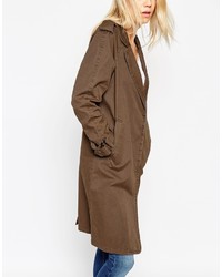 Asos Collection Trench Coat In Cocoon Fit