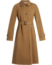 Jil Sander Croquet Single Breasted Cotton Trench Coat