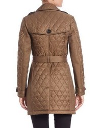 Burberry Goldsmead Quilted Trench Coat