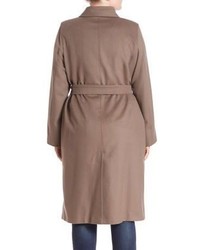 Marina Rinaldi Plus Size Virgin Wool Trench Coat