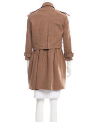 Opening Ceremony Wool Trench Coat
