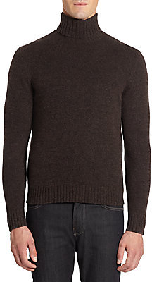 Saks Fifth Avenue BLACK Cable Knit Cashmere Sweater, $428 | Off 5th ...
