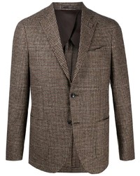 Lardini Tweed Single Breasted Blazer