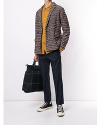 Coohem Tweed Double Breasted Blazer