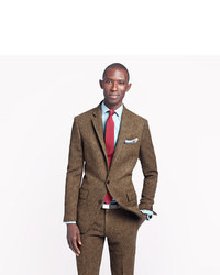 Ludlow Suit Jacket With Double Vent In English Tweed