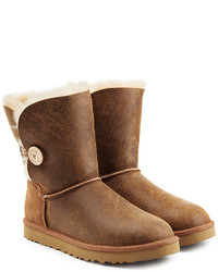 UGG Australia Bailey Button Bomber Suede Boots