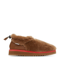 Aries Brown Suicoke Edition Ron Mid Loafers