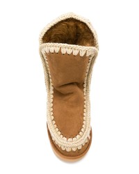 Mou Knitted Detail Eskimo Boots