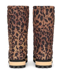 Dolce & Gabbana Leopard Print Boots