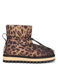 Dolce & Gabbana Leopard Print Boots