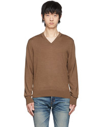 Tom Ford Brown Wool Sweater
