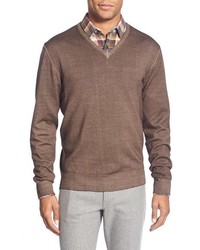 Morgano V Neck Wool Sweater