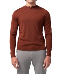 Good Man Brand Mvp Slim Fit Notch Neck Wool Sweater