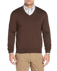Brooks Brothers Saxxon V Neck Sweater