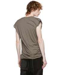 Rick Owens Grey Double Dylan T Shirt