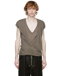 Rick Owens Grey Double Dylan T Shirt