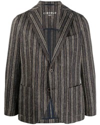 Circolo 1901 Striped Single Breasted Blazer