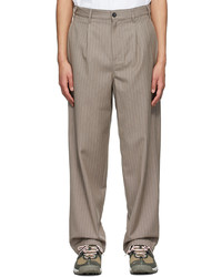 Stussy Brown Polyester Trousers