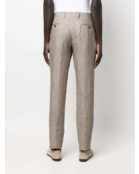 Lardini Stripe Print Chino Trousers