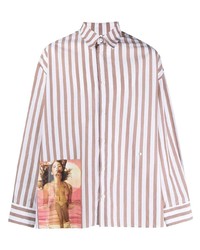 Études Etudes Illusion Double Teresa Striped Shirt