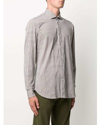 Orian Spread Collar Pinstripe Shirt