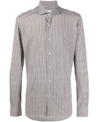 Orian Spread Collar Pinstripe Shirt