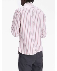 BOSS Striped Long Sleeve Cotton Shirt