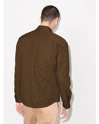Kenzo Stripe Pattern Shirt Jacket