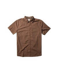 VISSLA Jenks Eco Regular Fit Short Sleeve Button Up Shirt