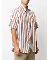 Ami Paris Relaxed Fit Striped Shirt