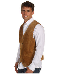Roper Suede Vest With Front Yokes