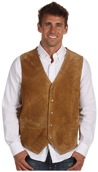 Roper Suede Vest With Front Yokes, $50 | Zappos | Lookastic