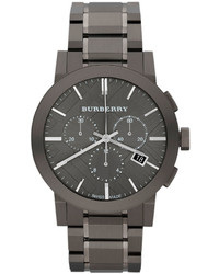 Burberry 42mm Check Dial Chrono Watch