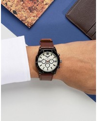 Brave Soul Brown Watch With Imitation Inner Dials