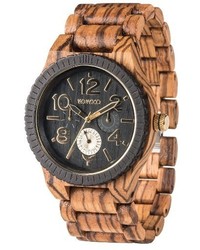 Wewood Kardo Multifunctional Wood Bracelet Watch 46mm