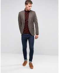 Selected Homme Blazer In Wool Mix