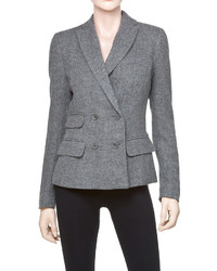 Max Studio Heathered Wool Double Breasted Jacket, $298 | Max Studio ...