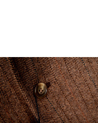 Polo Ralph Lauren New Italy Dark Beige Wool Angora Jacket Coat 44 44r Nwt 1595