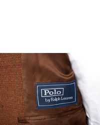 Polo Ralph Lauren New Italy Polo Ii Brown Check Wool Jacket Coat 44r Nwt 1295